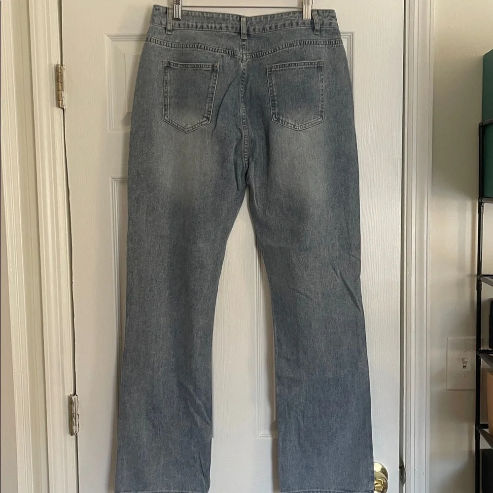 NWOT Vici Kayley Rhinestone Straight Leg Jeans - Picture 10 of 10